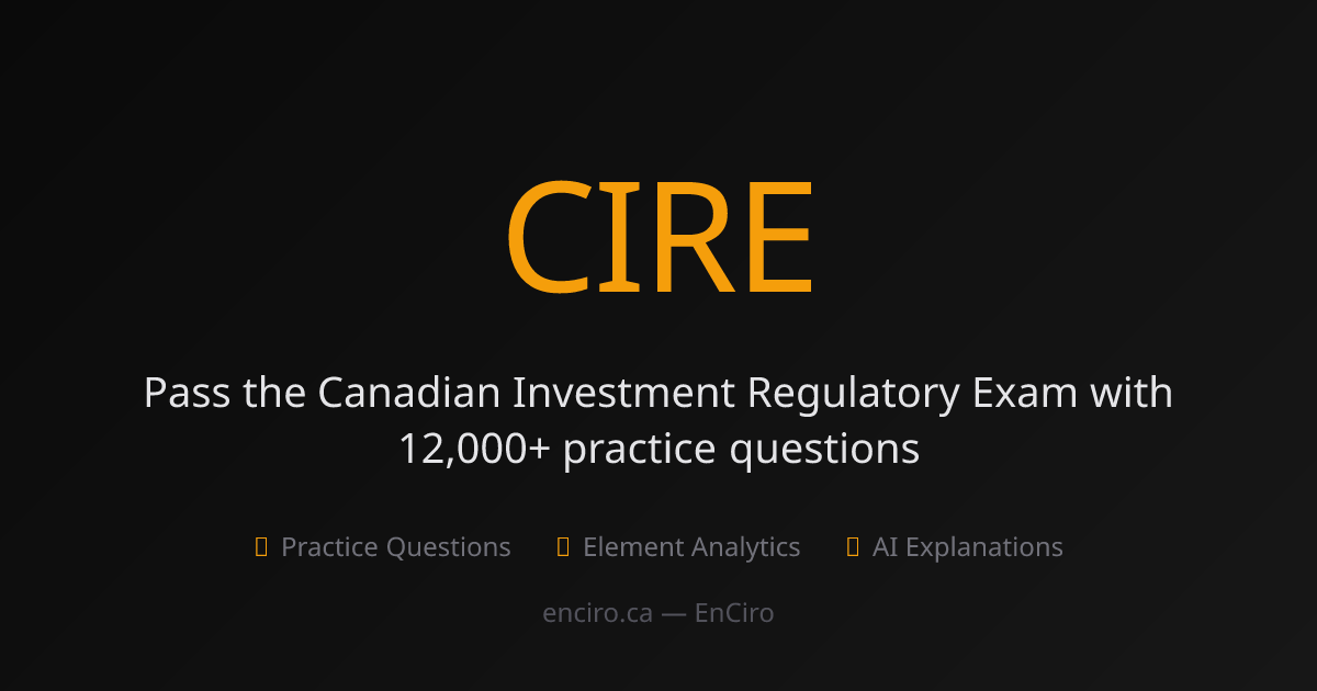 CIRE Exam Prep | 12,000+ Questions | Pass the CIRE | EnCiro